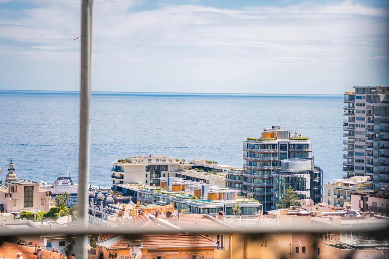 Frontiere De Monaco - Balconnet Vue Mer - Ba Apartment Beausoleil Exterior foto