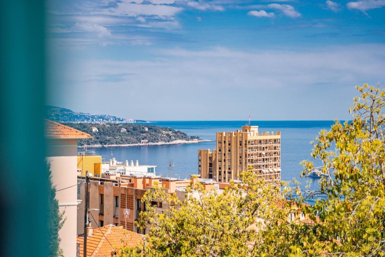 Frontiere De Monaco - Balconnet Vue Mer - Ba Apartment Beausoleil Exterior foto
